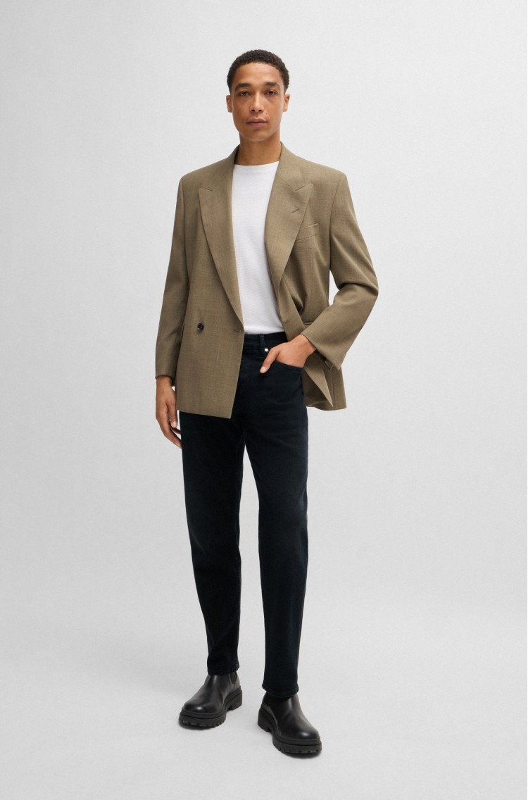 Джинси Regular Regular fit для чоловіків (477226), колір Чорний - №3