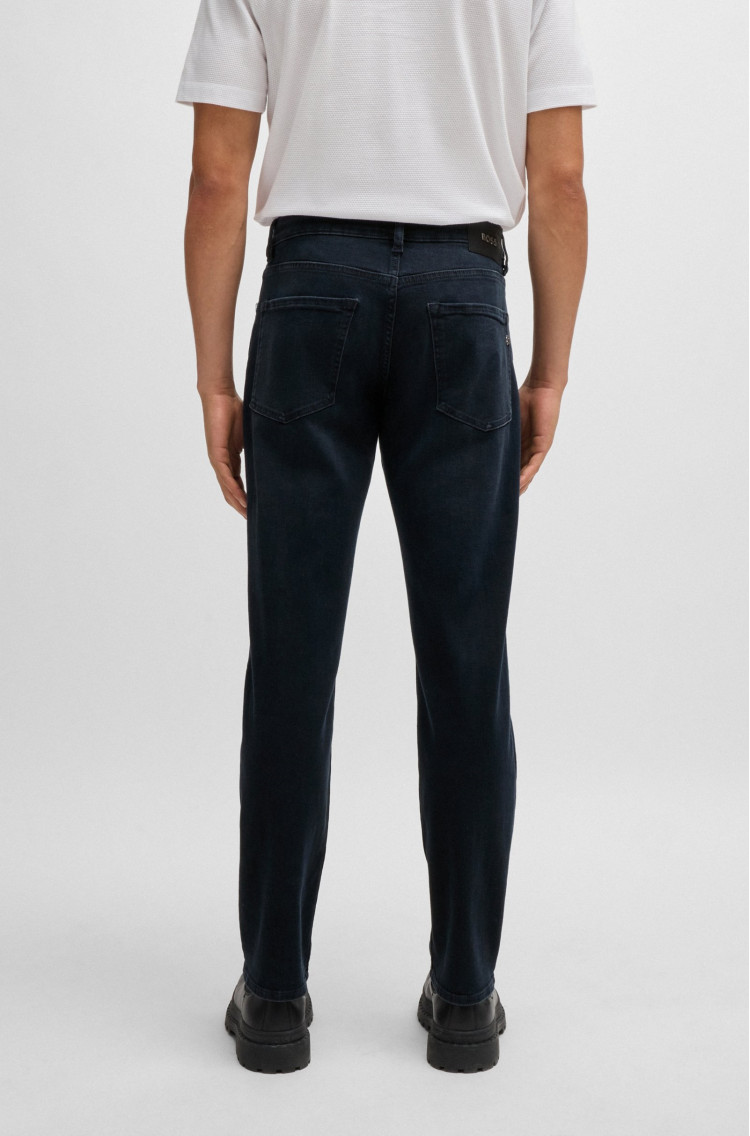 Джинси Regular Regular fit для чоловіків (477226), колір Чорний - №4