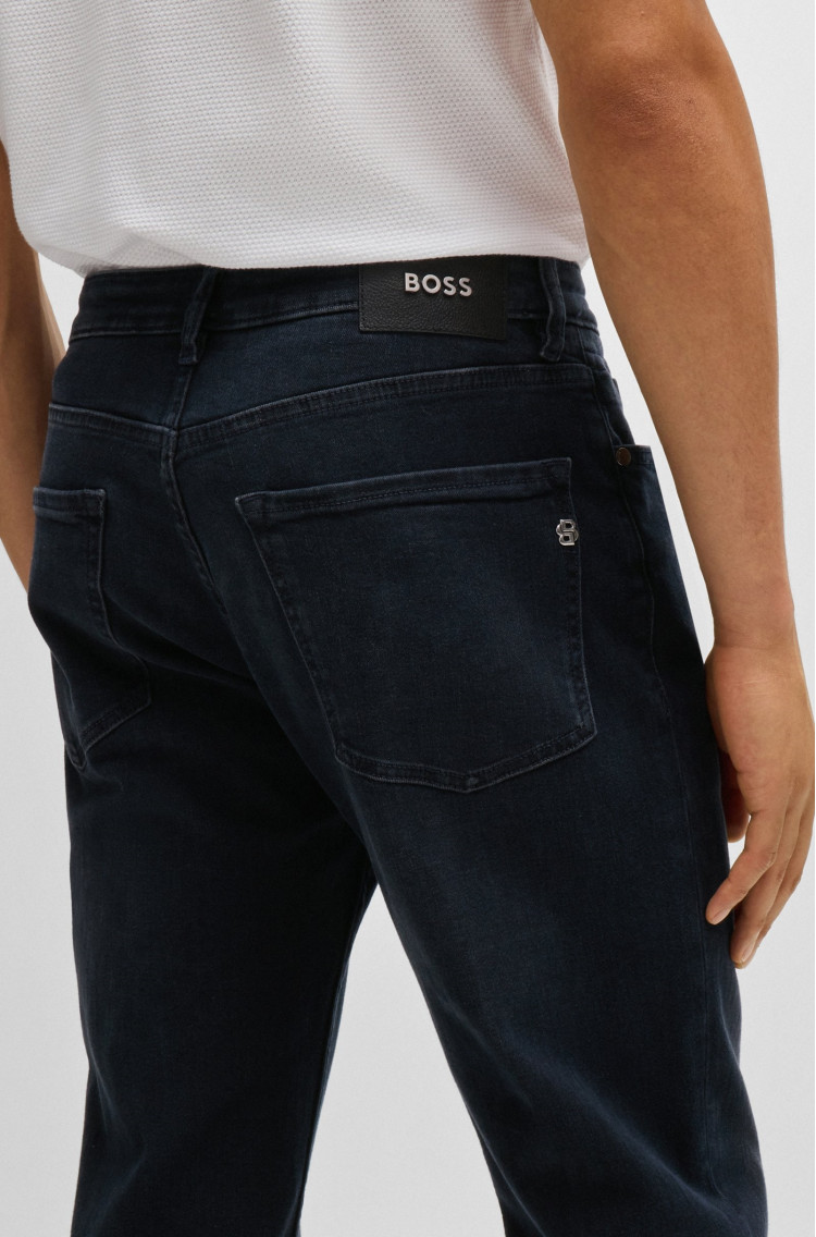 Джинси Regular Regular fit для чоловіків (477226), колір Чорний - №5