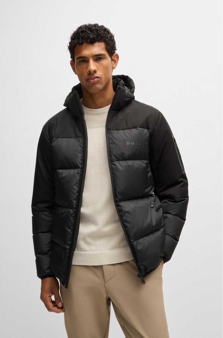 Пуховик Regular fit для мужчин (477276), цвет Черный - №2