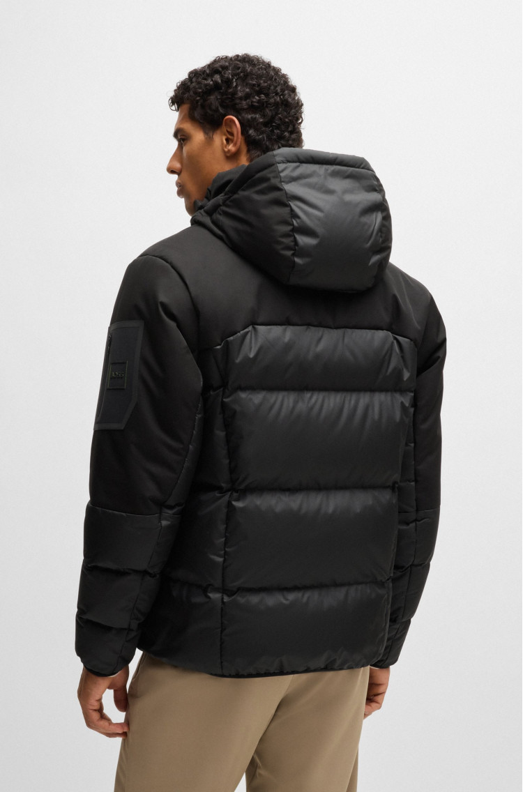Пуховик Regular fit для мужчин (477276), цвет Черный - №4