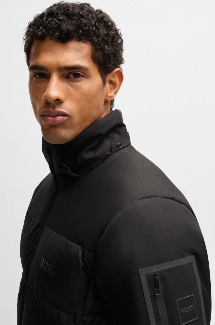 Пуховик Regular fit для мужчин (477276), цвет Черный - №6
