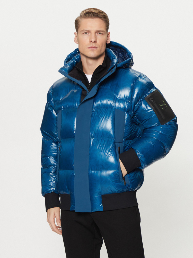 Пуховик Regular fit для чоловіків (477277), колір Синій - №2
