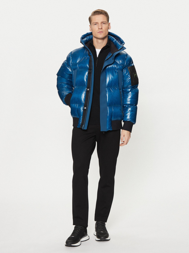 Пуховик Regular fit для чоловіків (477277), колір Синій - №3