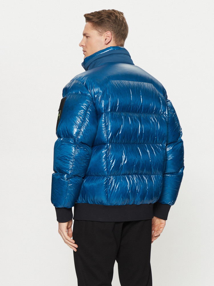 Пуховик Regular fit для чоловіків (477277), колір Синій - №4