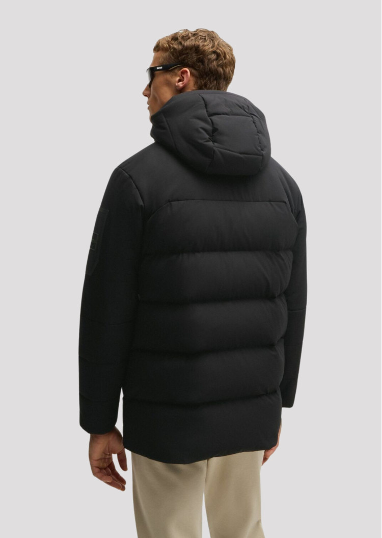Пуховик Regular Fit для чоловіків (477280), колір Чорний - №4