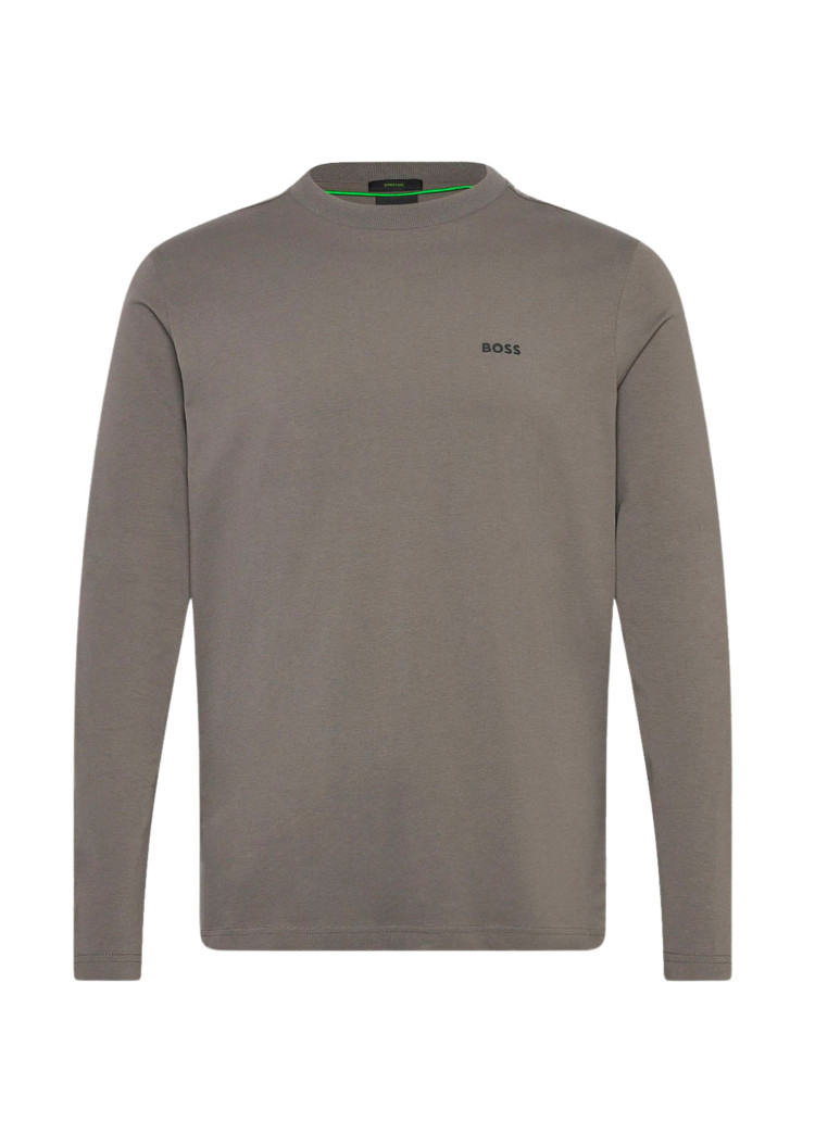 Футболка з довгим рукавом Regular fit для чоловіків (477285), колір Зелений - №1