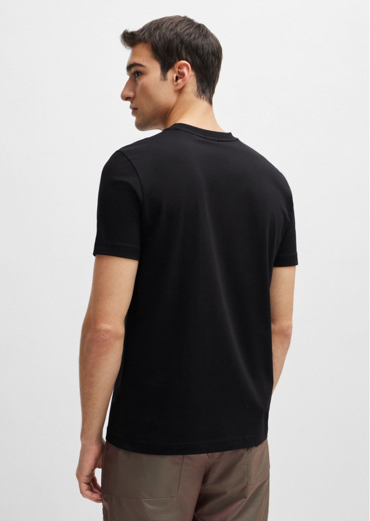 Футболка Slim Fit для чоловіків (477286), колір Чорний - №4
