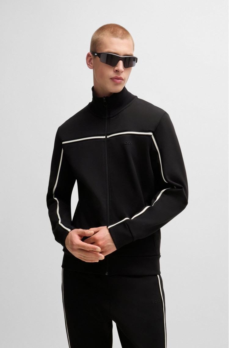 Спортивная кофта Regular Fit для мужчин (477291), цвет Черный - №2