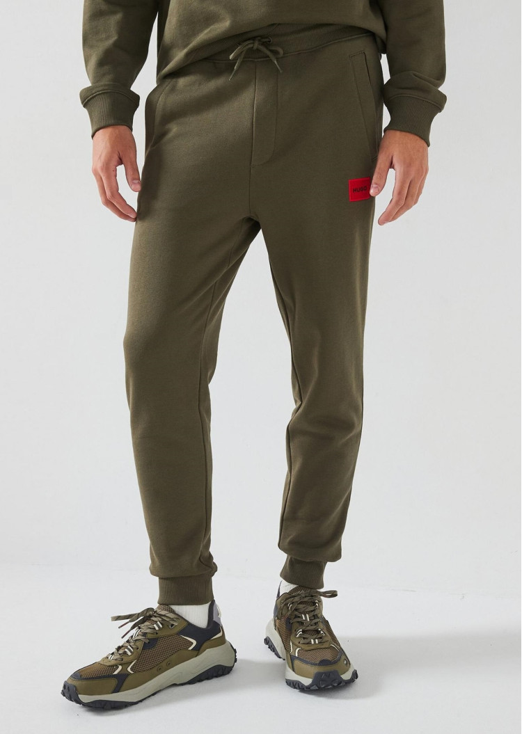 Брюки джерсі Regular Fit Середня для чоловіків (477315), колір Оливковий - №2