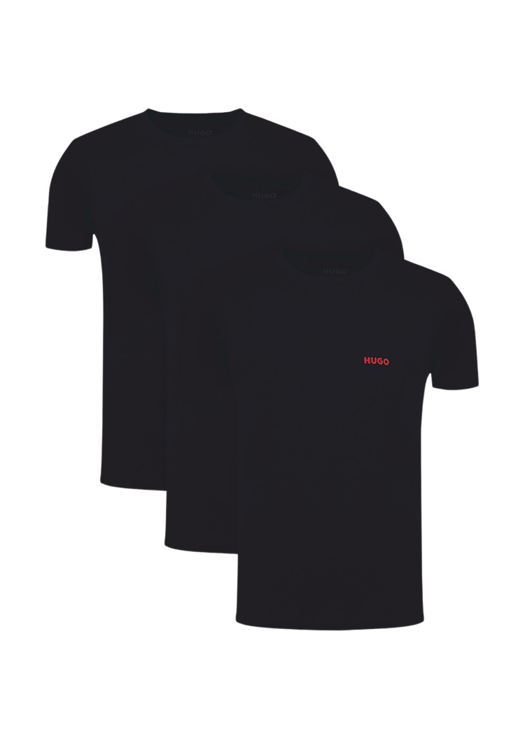 Футболка набор 3 штуки Regular fit для мужчин (477325), цвет Черный - №1