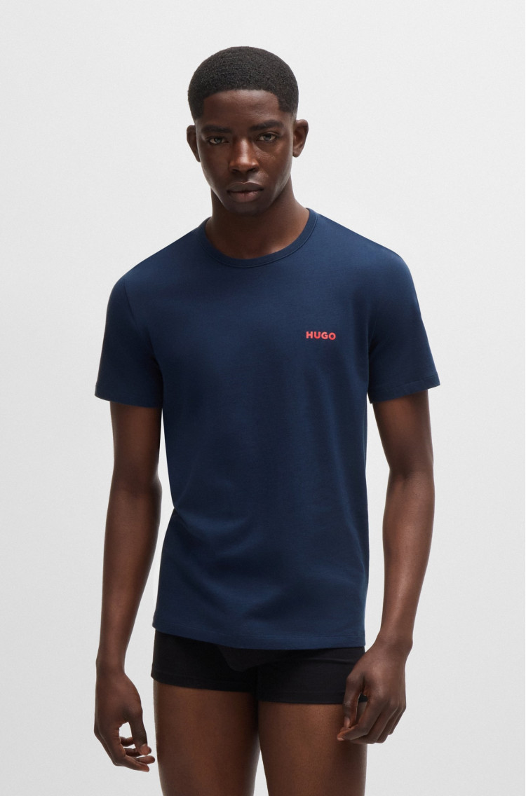 Футболка набір 3 штуки Slim fit для чоловіків (477326), колір Чорний - №3