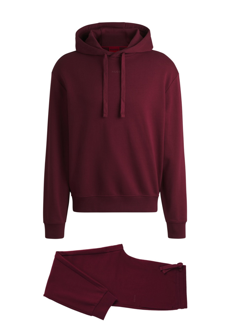 Спортивний костюм Relaxed fit для чоловіків (477328), колір Бордовий - №1