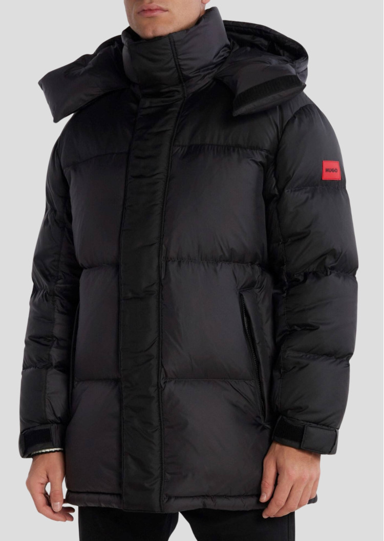 Пуховик Regular Fit для чоловіків (477329), колір Чорний - №2