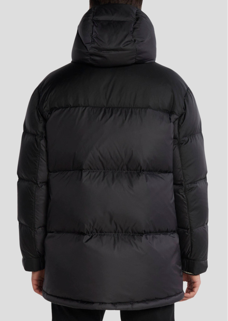Пуховик Regular fit для мужчин (477329), цвет Черный - №4