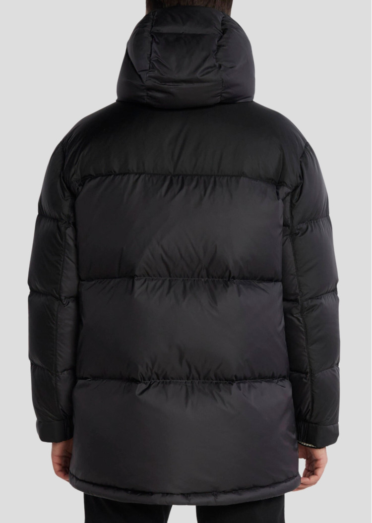 Пуховик Regular Fit для чоловіків (477329), колір Чорний - №4