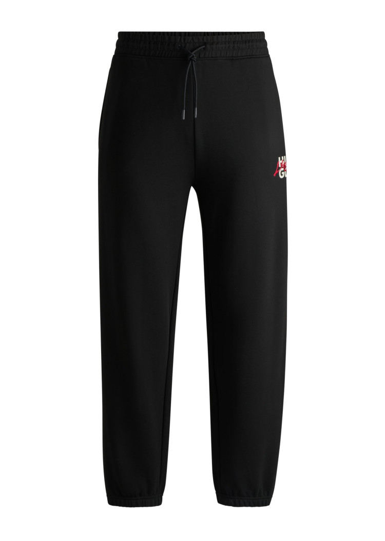 Брюки джерсі Relaxed fit Середня для чоловіків (477345), колір Чорний - №1