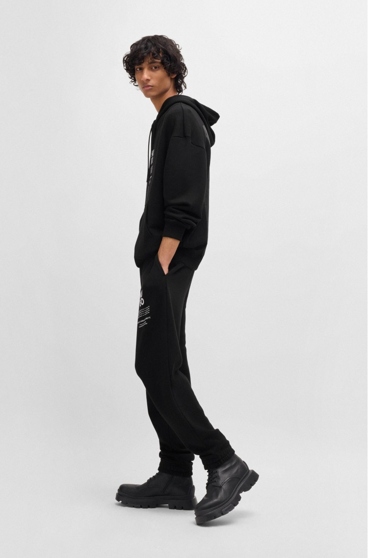 Худи Relaxed fit для мужчин (477348), цвет Черный - №3
