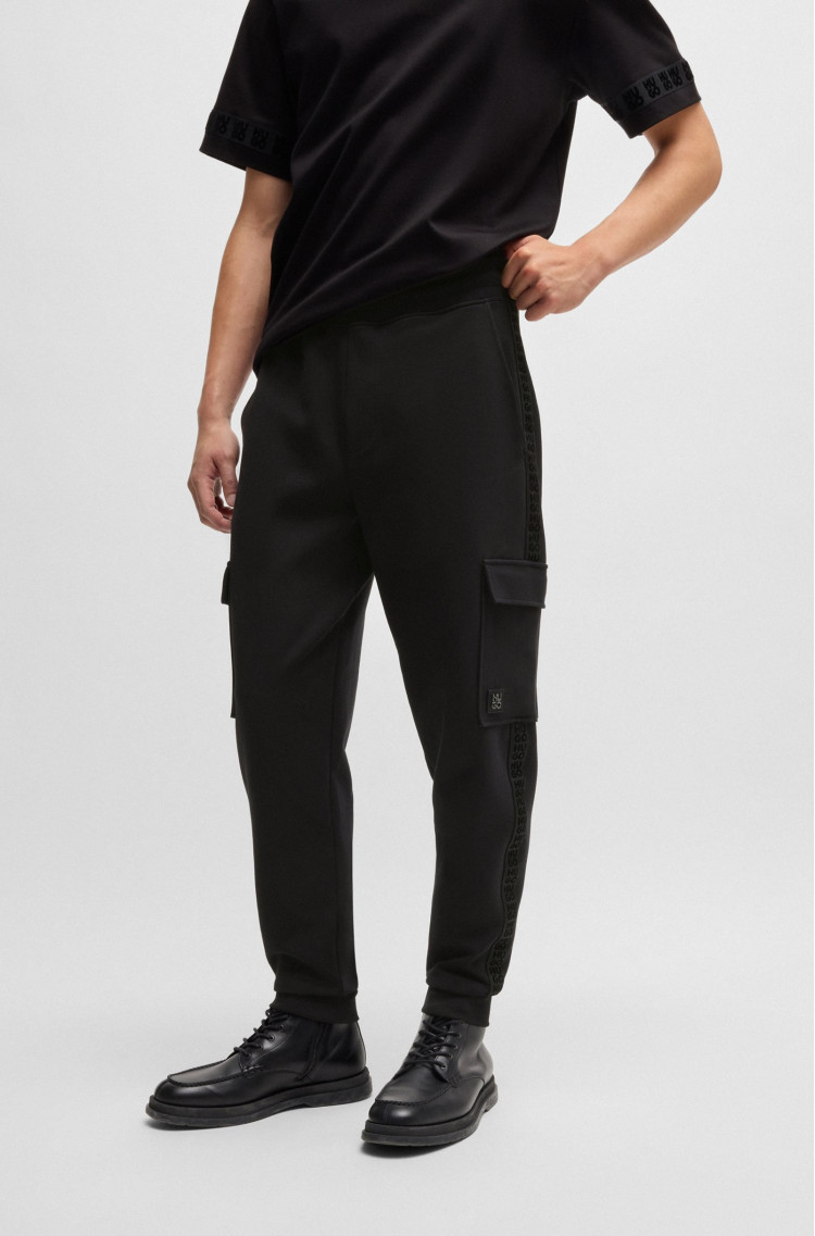 Брюки джерсі Relaxed fit Середня для чоловіків (477349), колір Чорний - №2