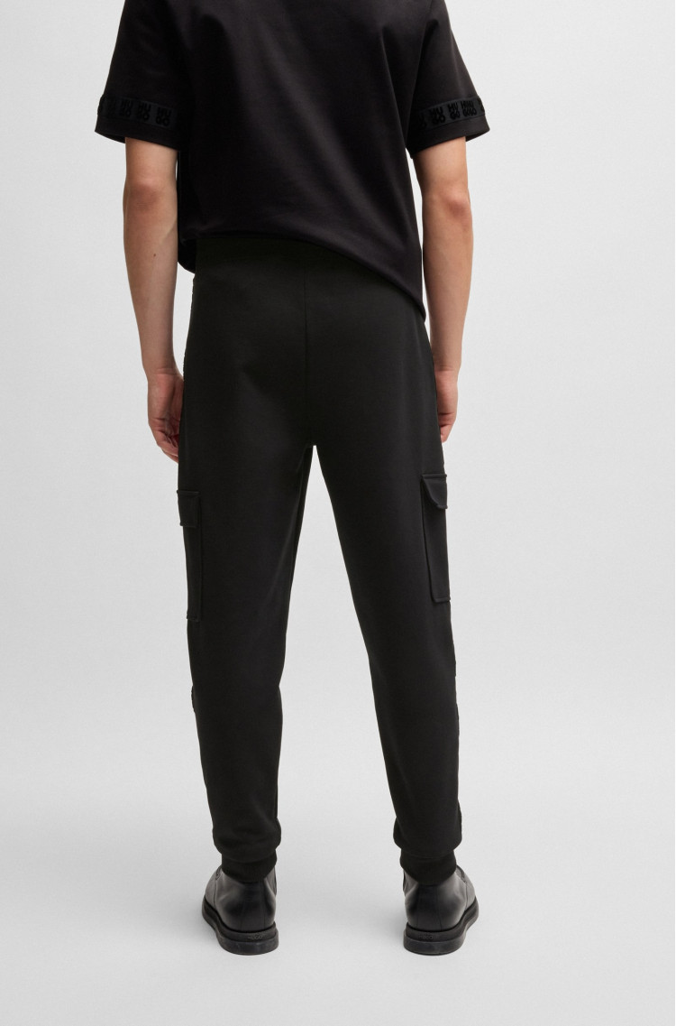 Брюки джерсі Relaxed fit Середня для чоловіків (477349), колір Чорний - №4
