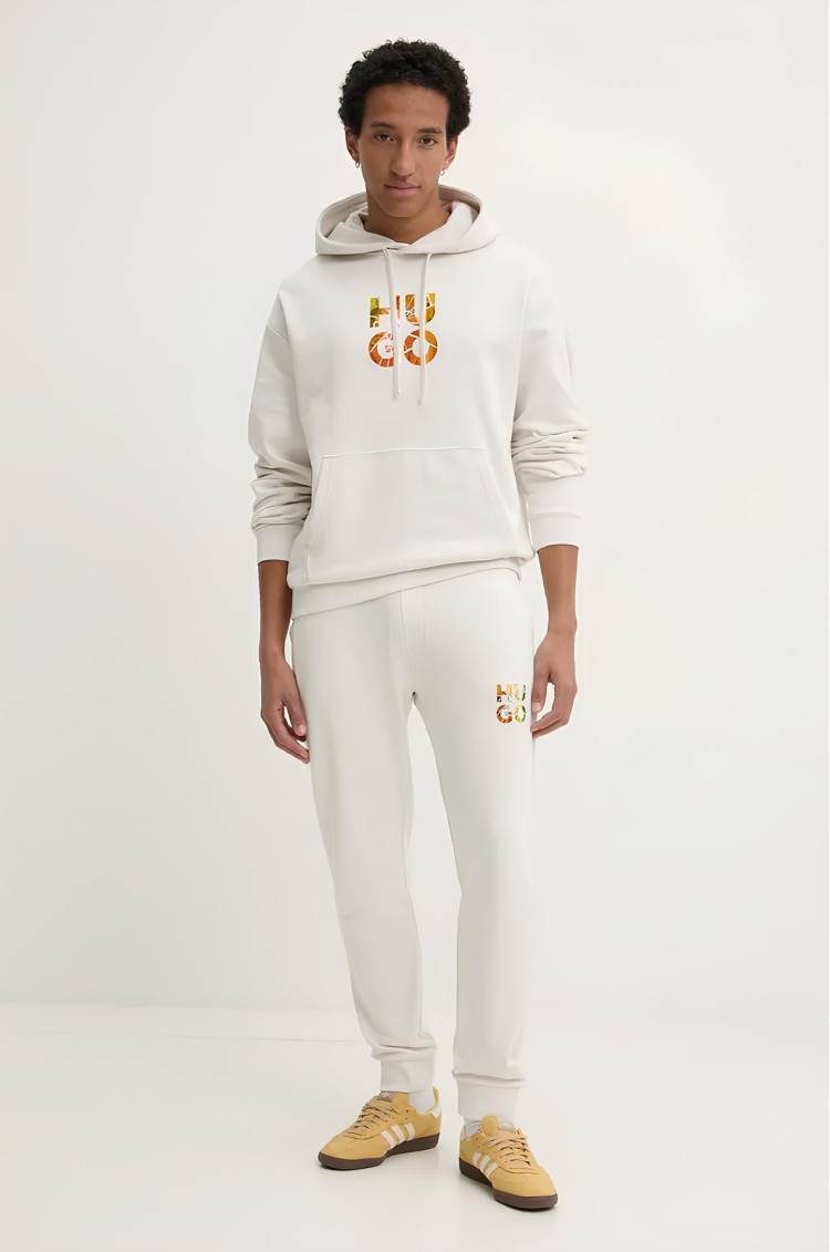 Брюки джерсі Regular fit Середня для чоловіків (477357), колір Білий - №3