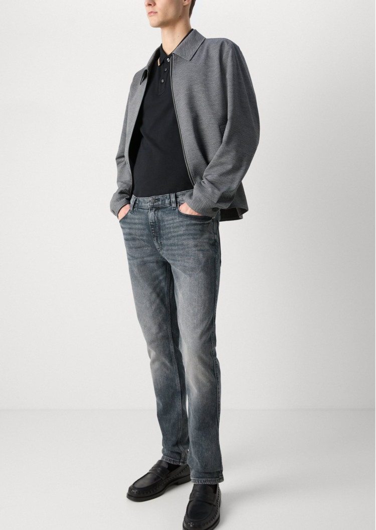 Джинси Slim Slim Fit Середня для чоловіків (477360), колір Сірий - №5