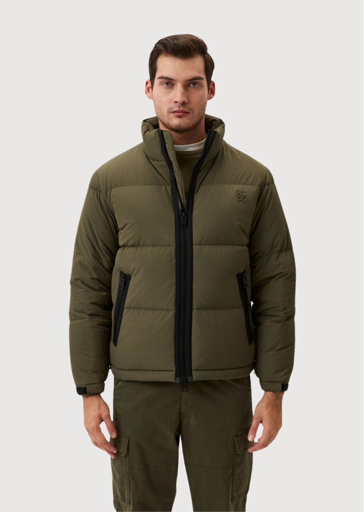 Пуховик Regular Fit для чоловіків (477362), колір Оливковий - №2