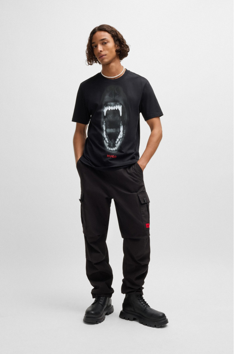 Футболка Regular fit для мужчин (477364), цвет Черный - №3