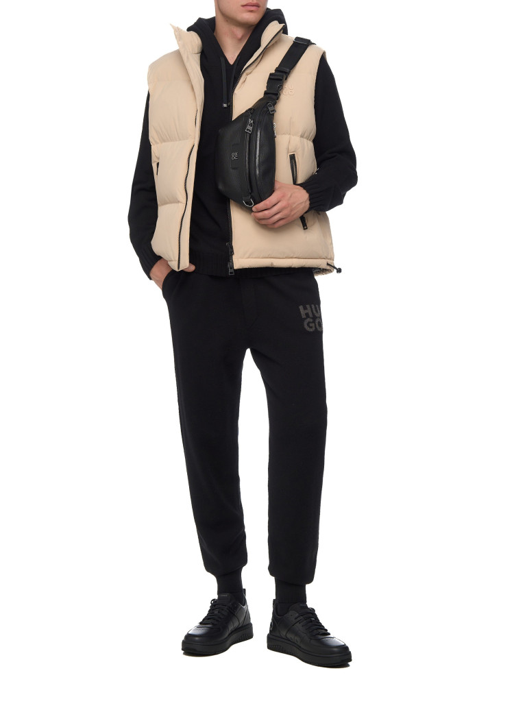 Брюки джерси Relaxed fit Высокая для мужчин (477365), цвет Черный - №3