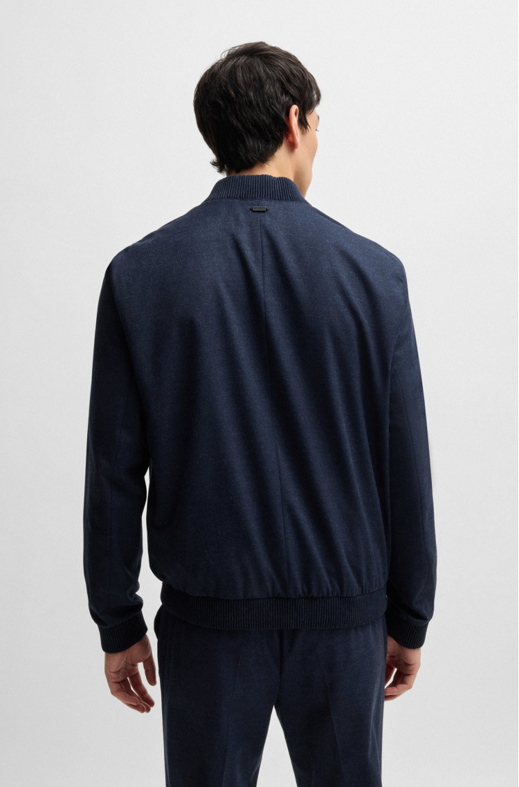 Піджак костюмний Slim fit для чоловіків (477372), колір Синій - №4