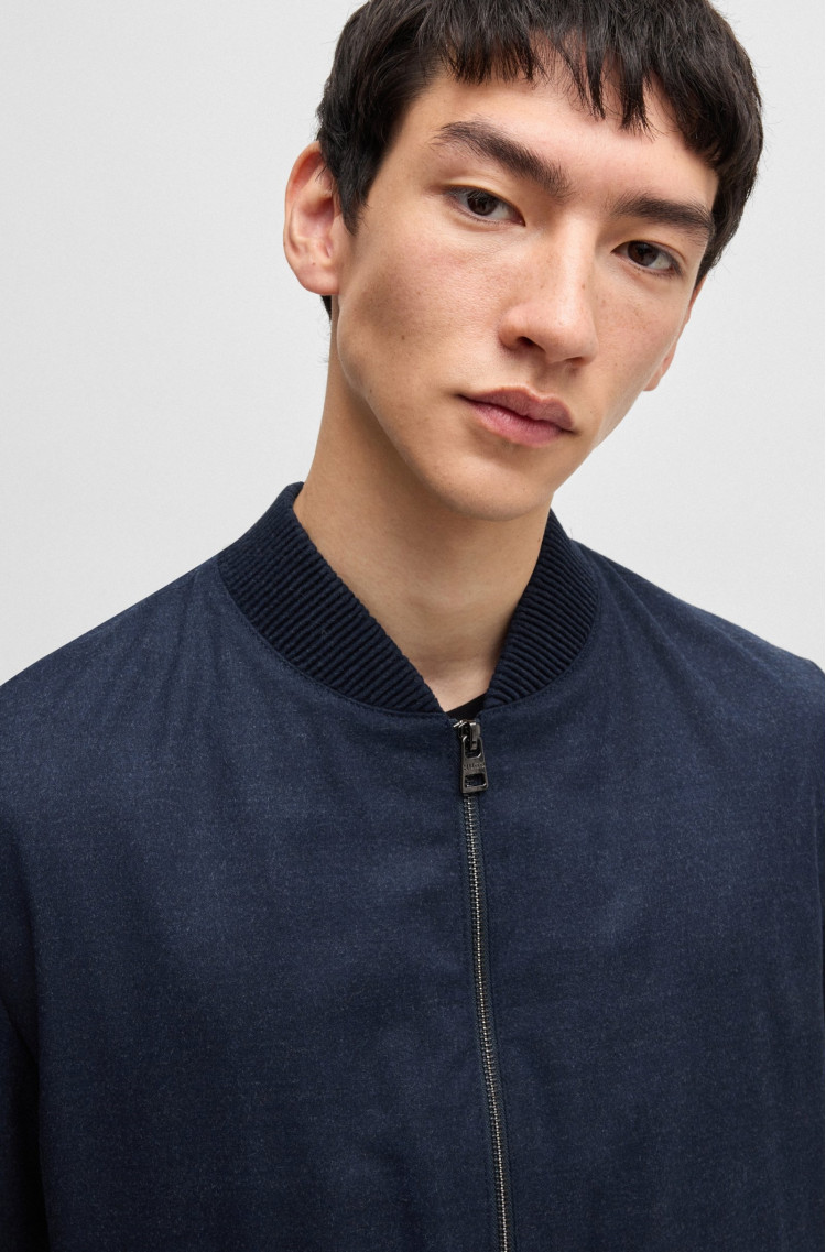 Піджак костюмний Slim fit для чоловіків (477372), колір Синій - №6