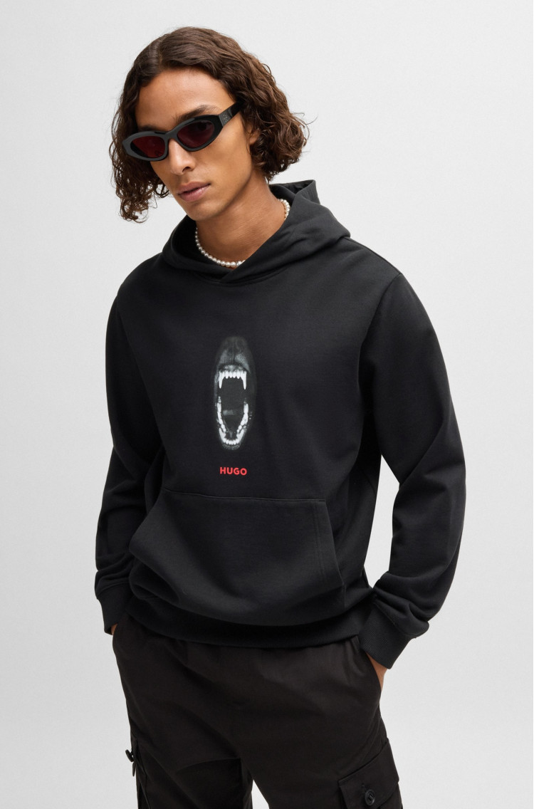 Худи Regular fit для мужчин (477373), цвет Черный - №2