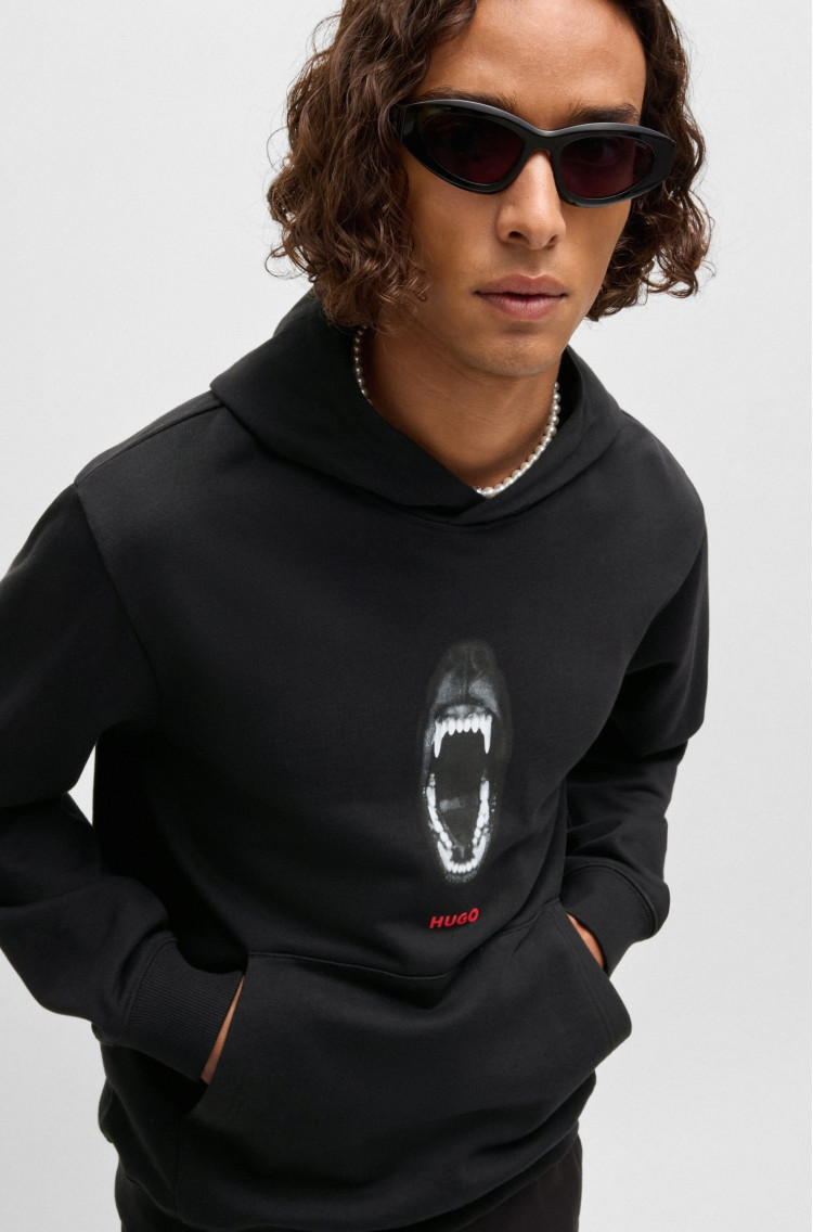 Худи Regular fit для мужчин (477373), цвет Черный - №5