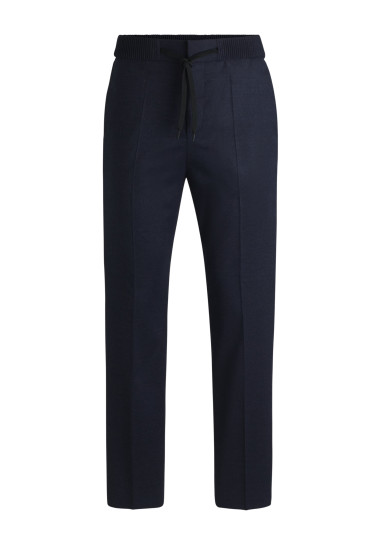 Брюки костюмні Slim Fit: приталений силует, але не надто вузький. Висока