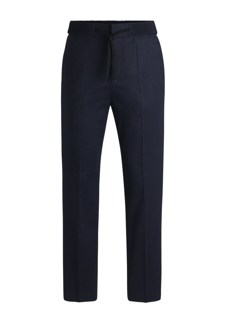 Брюки костюмні Slim fit Висока для чоловіків (477384), колір Синій - №1