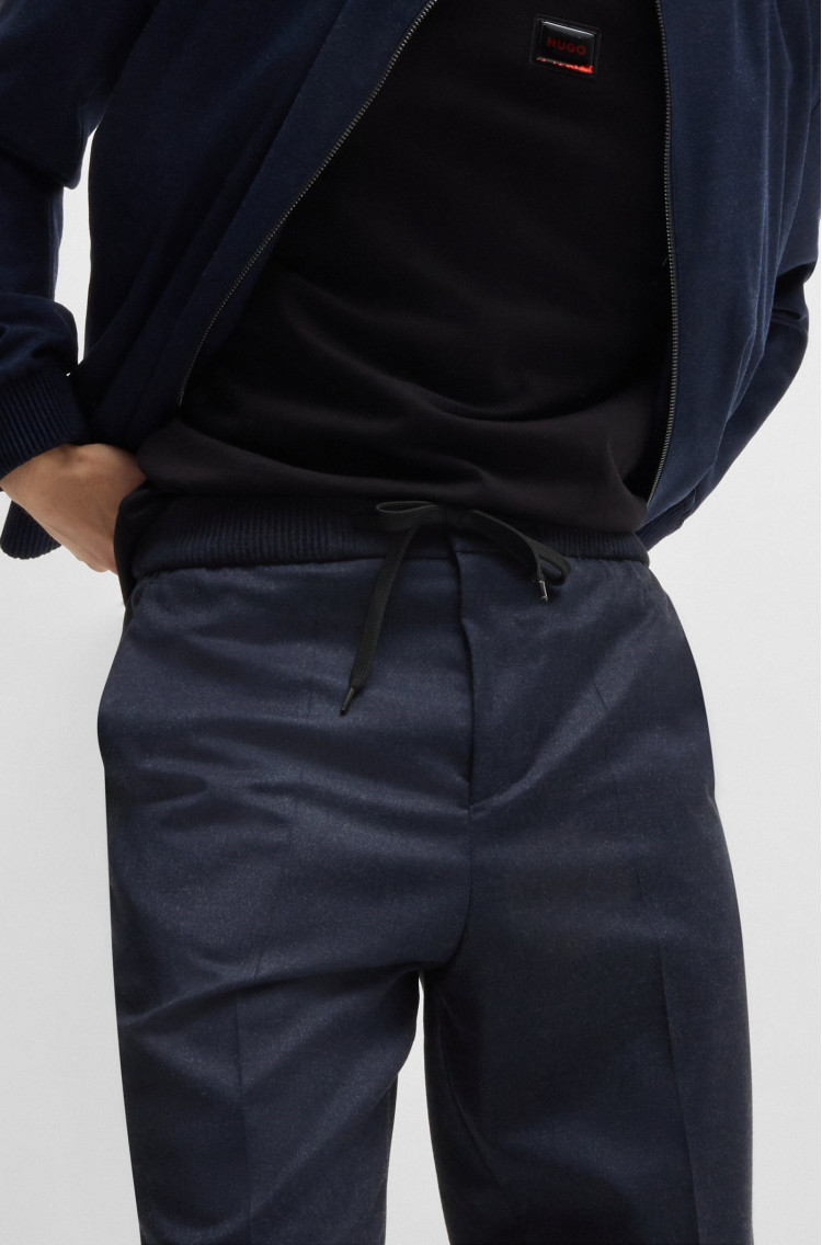 Брюки костюмні Slim fit Висока для чоловіків (477384), колір Синій - №5