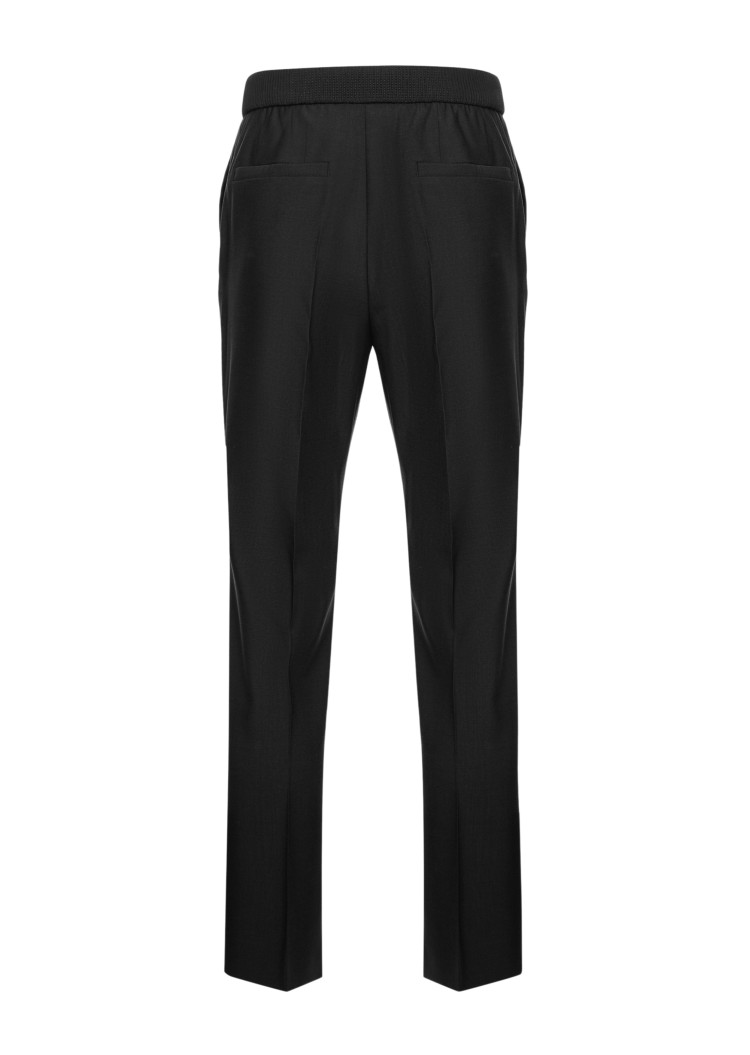 Брюки повсякденні Slim fit Висока для чоловіків (477385), колір Чорний - №2
