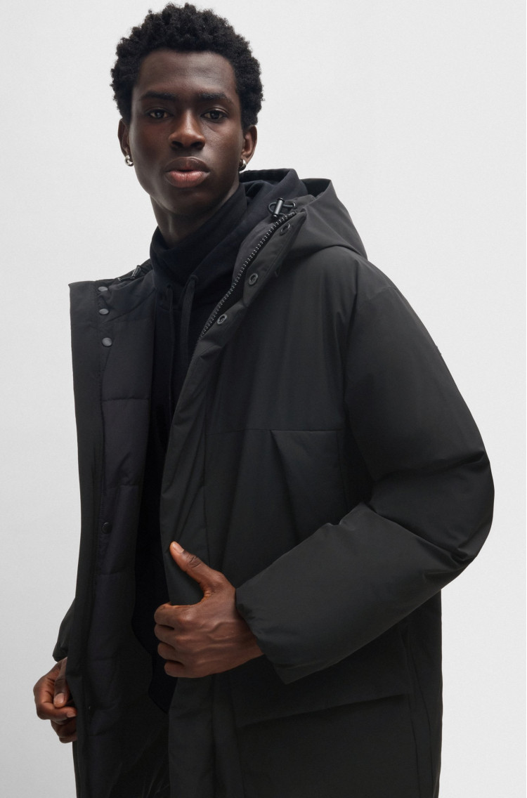 Куртка зимняя Relaxed fit для мужчин (477403), цвет Черный - №5