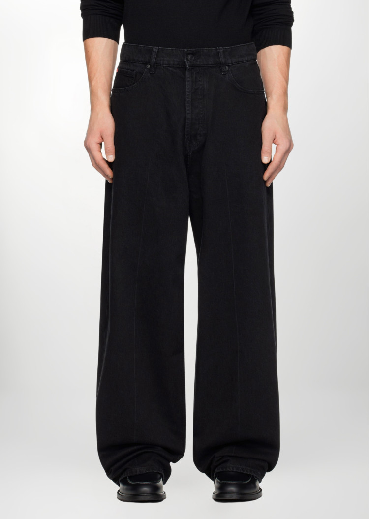 Джинси Relaxed Relaxed fit Висока для чоловіків (477407), колір Чорний - №2