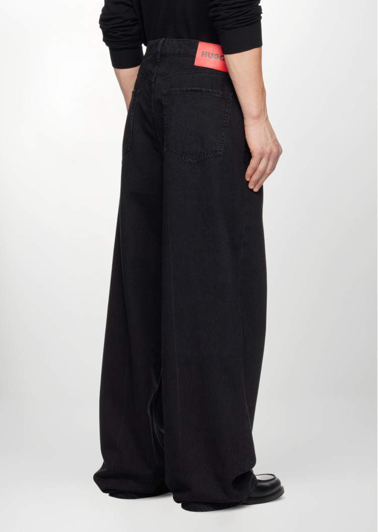 Джинси Relaxed Relaxed fit Висока для чоловіків (477407), колір Чорний - №4