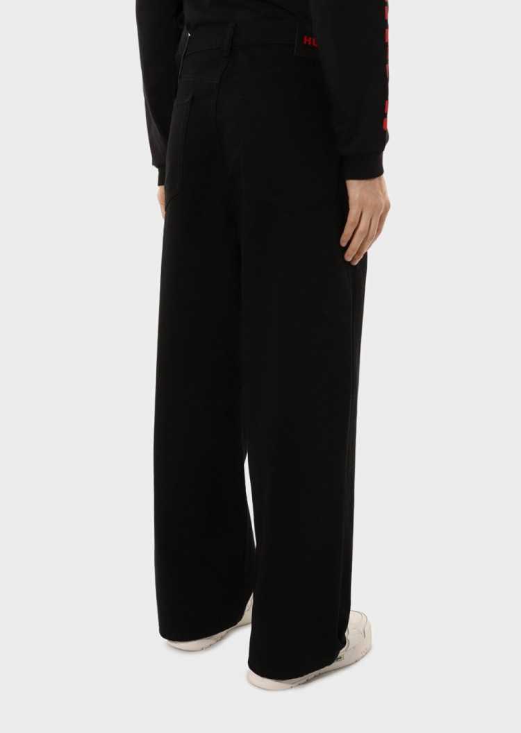 Джинси Relaxed Relaxed Fit Висока для чоловіків (477407), колір Чорний - №4
