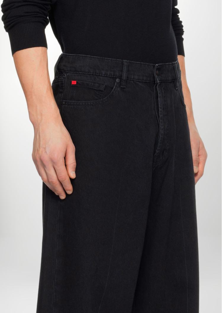 Джинси Relaxed Relaxed fit Висока для чоловіків (477407), колір Чорний - №5