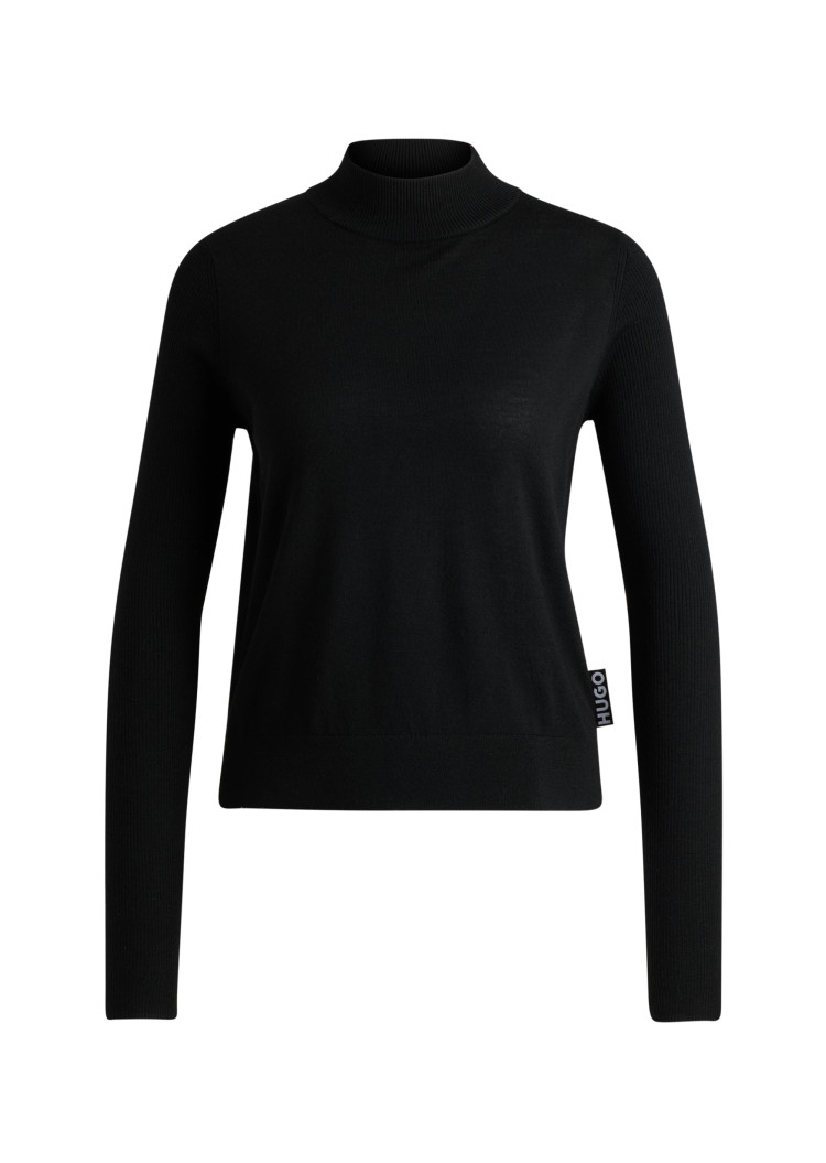 Джемпер Regular fit для женщин (477415), цвет Черный - №1