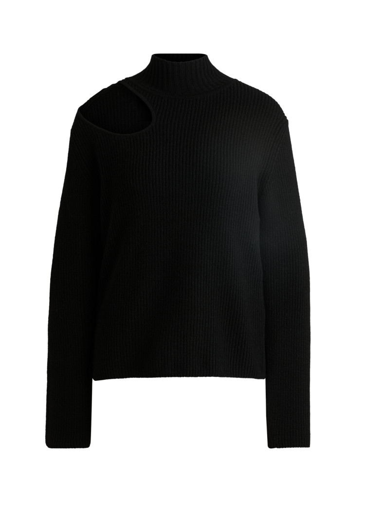 Джемпер Relaxed fit для женщин (477436), цвет Черный - №1
