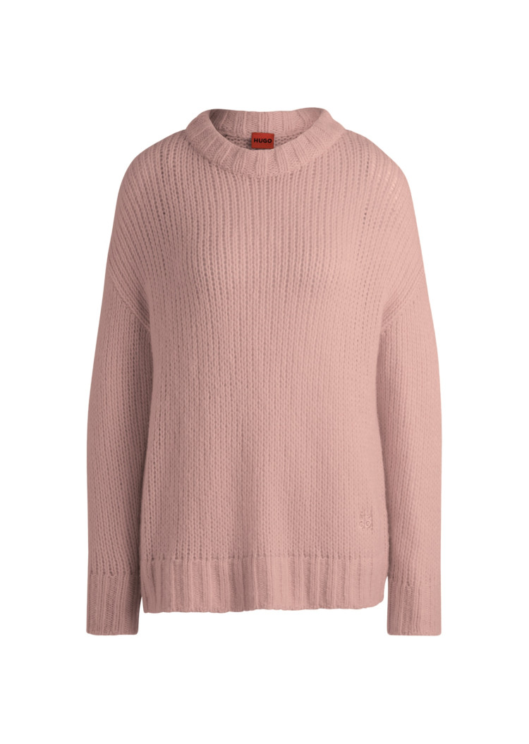 Джемпер Relaxed fit для женщин (477439), цвет Розовый - №1