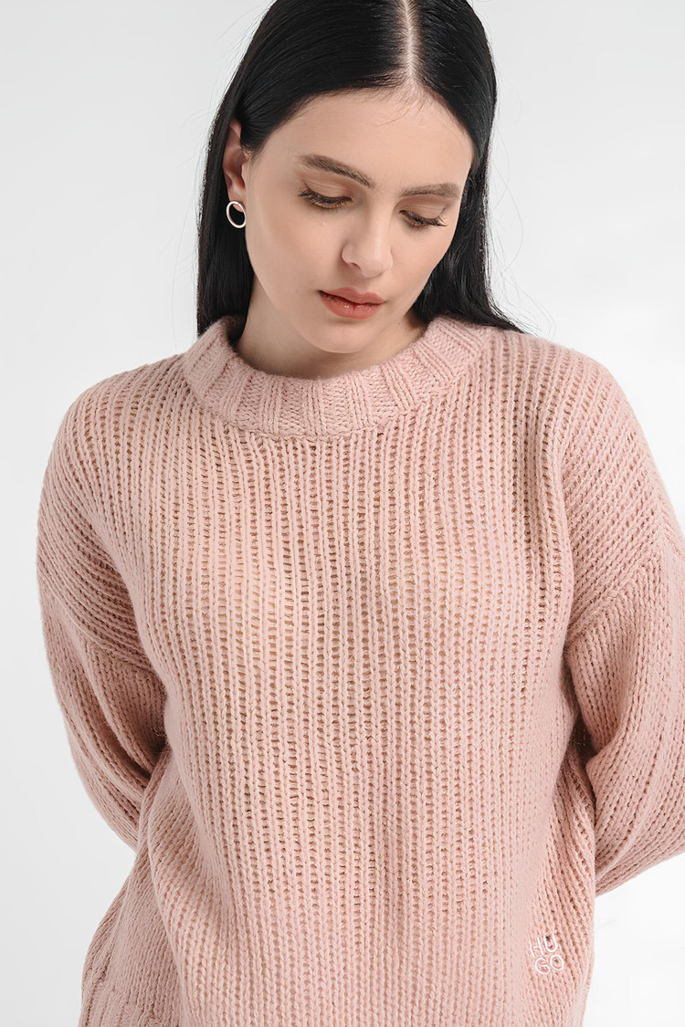 Джемпер Relaxed fit для женщин (477439), цвет Розовый - №4
