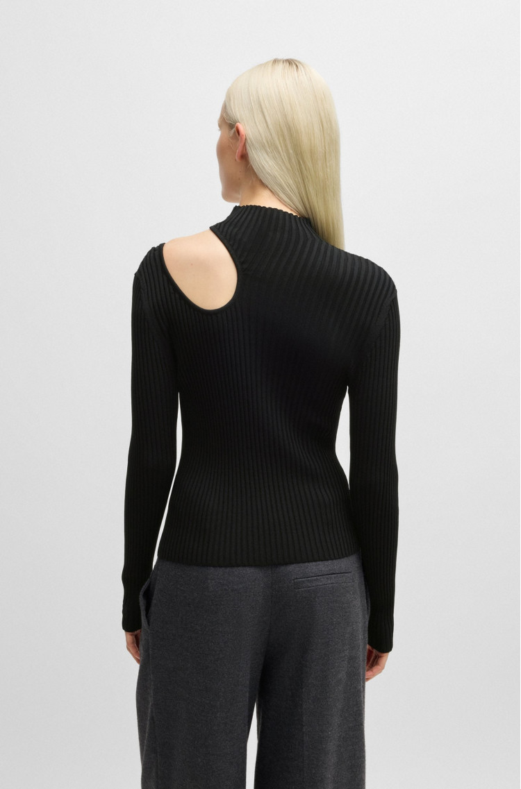 Гольф Slim fit для женщин (477440), цвет Черный - №4