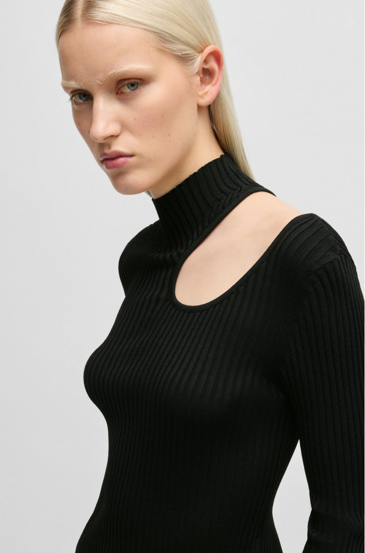 Гольф Slim fit для женщин (477440), цвет Черный - №5