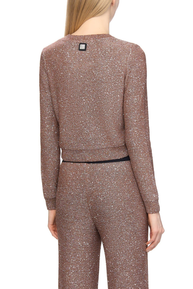 Джемпер Slim Fit для женщин (477441), цвет Коричневый - №4