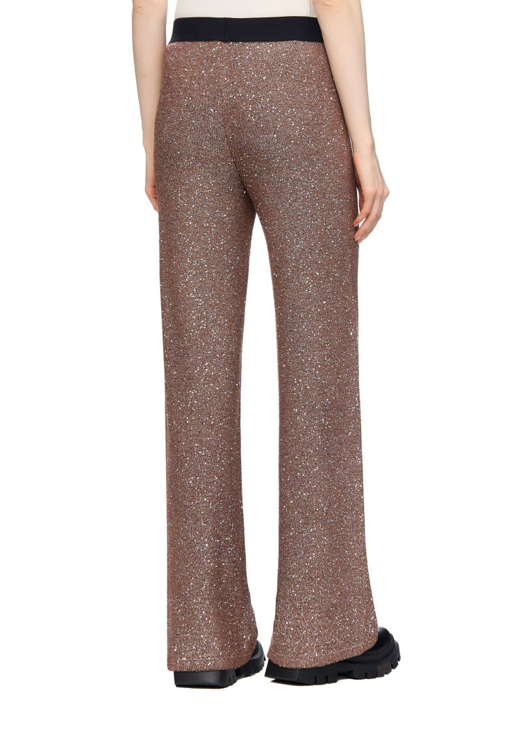 Брюки fashion Slim Fit Висока для жінок (477442), колір Коричневий - №4